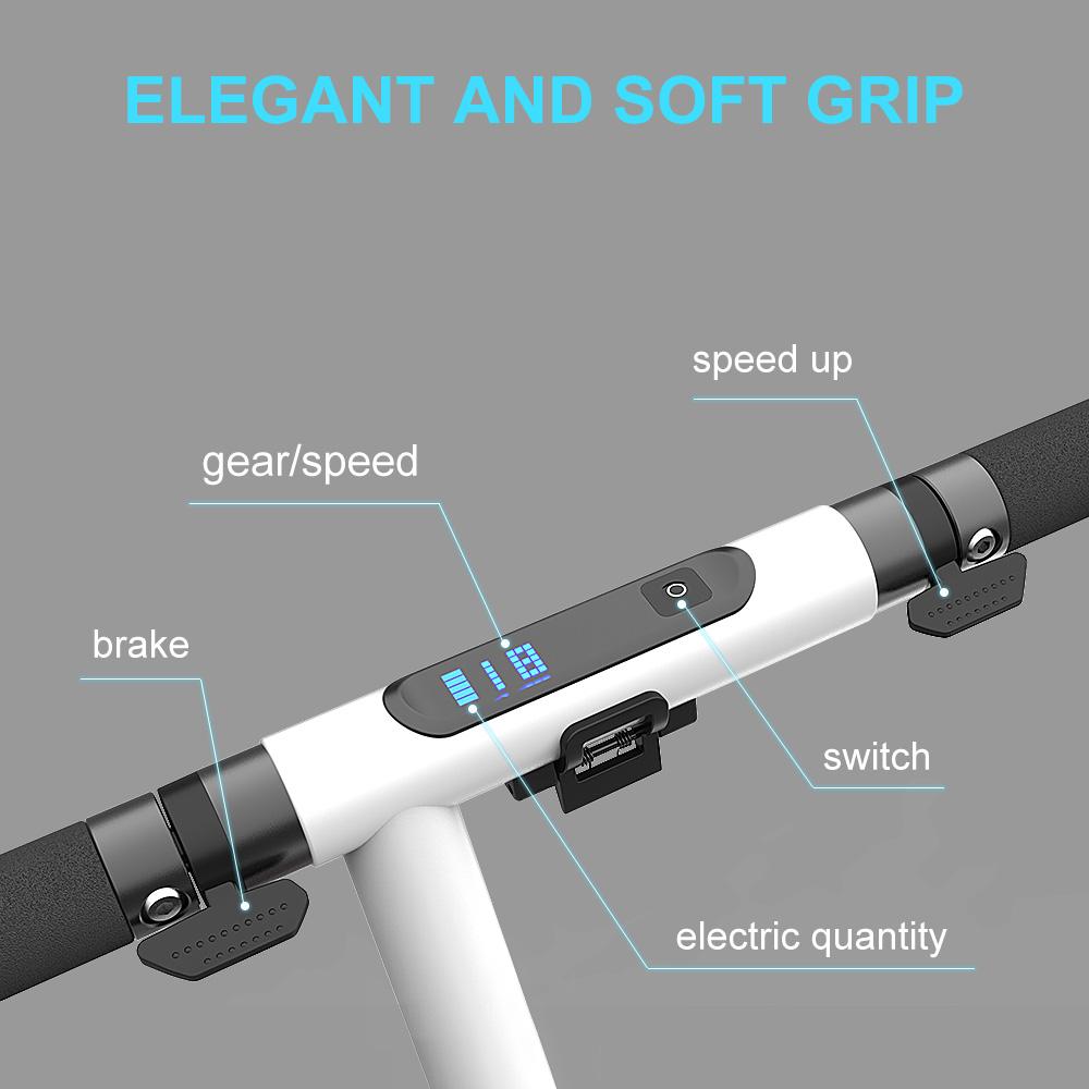 Electric Scooter N7 10inch wheels Foldable City E-Roller White